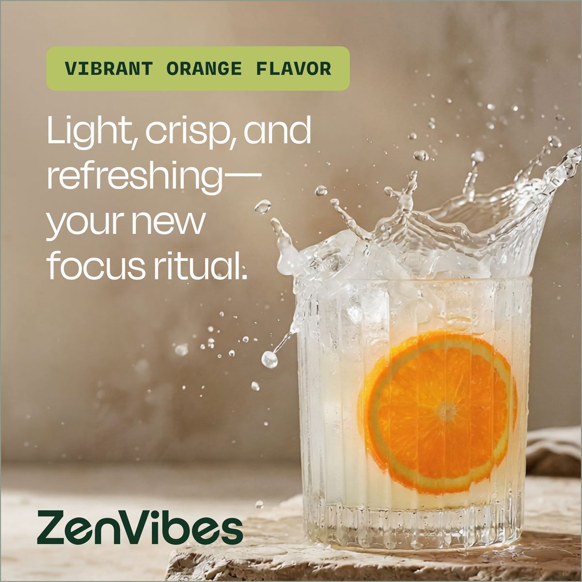 ZenVibes Orange Drink Mix